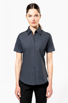 Dames Stretch Blouse korte mouw Kariban K532